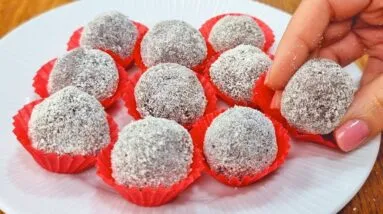 Só 3 INGREDIENTES! Delícia SEM AÇÚCAR, Sem Leite Condensado ou Creme de Leite! Fácil e Rápido