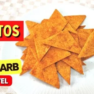É Tipo DORITOS, Mas SAUDÁVEL e ZERO CARBOIDRATOS - Fácil, Crocante e Delicioso (Low Carb)