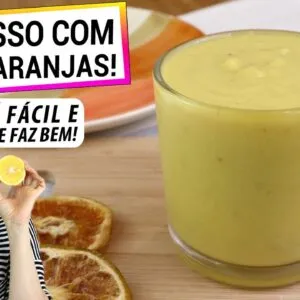 TEM LARANJA? FAÇA ESTA DELICIOSA SOBREMESA SAUDÁVEL COM POUCOS INGREDIENTES! NÃO TEM AÇÚCAR!