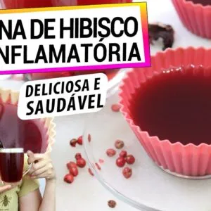 CONHEÇA A GELATINA DE HIBISCO SUPER ANTI-INFLAMATÓRIA! FÁCIL, DELICIOSA E VEGANA