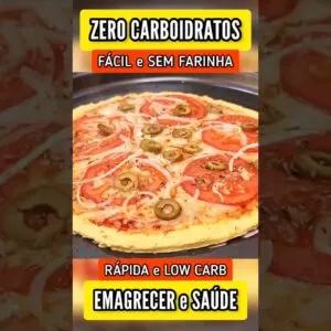 SEM FARINHA e ZERO CARBOIDRATOS! Pode COMER MUITO e AINDA EMAGRECER! Delícia Fácil, Rápida, Low Carb