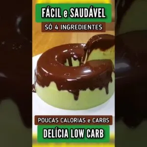 Delícia FÁCIL com POUCAS CALORIAS, SEM AÇÚCAR e LOW CARB - Sem Forno, Rápida e Saudável