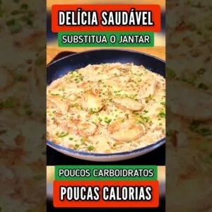 JANTAR FÁCIL, DELICIOSO e POUCAS CALORIAS - Parece de Restaurante! (Poucos Carboidratos)