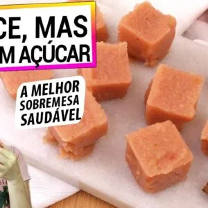 NEM UM GRAMA DE AÇÚCAR NESTA SOBREMESA SAUDÁVEL DELICIOSA! 100% FRUTA, SUPER FÁCIL!