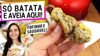 NÃO COMA MAIS PÃO SE VOCÊ TEM BATATA!  FAÇA ESTE SUBSTITUTO SAUDÁVEL COM ELA!