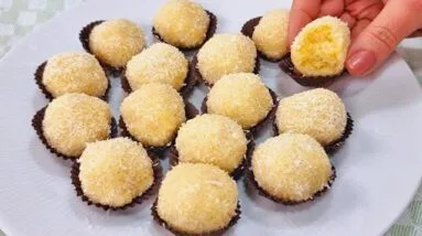 Delícia SEM AÇÚCAR de 4 INGREDIENTES! Sem Leite Condensado ou Creme de Leite! Fácil e Rápido