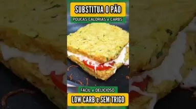 NÃO COMA PÃO, Delícia com POUCAS CALORIAS, FÁCIL, RÁPIDA e SEM TRIGO - Gostoso e Saudável