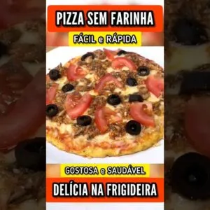 Pizza de Frigideira SEM FARINHA, FÁCIL e DELICIOSA - É RÁPIDA e Todos AMAM!