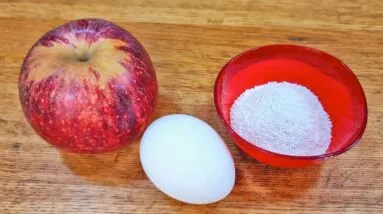 NÃO COMA PÃO, MISTURE OVO, MAÇÃ E TAPIOCA e vai VICIAR nessa DELÍCIA!