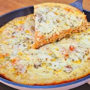 Delícia FÁCIL, SEM TRIGO e POUCOS CARBOIDRATOS! Jantar ou Lanche Rápido e Saudável (Low Carb)