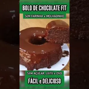 SEM FARINHA e MOLHADINHO! Delícia Fácil, SEM AÇÚCAR, LEITE E OVO - Menos Calorias!