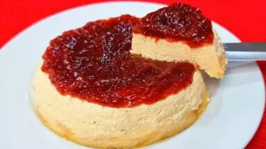 Só 3 INGREDIENTES em 3 MINUTOS! Delícia SEM AÇÚCAR e BAIXA EM CARBOIDRATOS (Low Carb e  Sem Farinha)