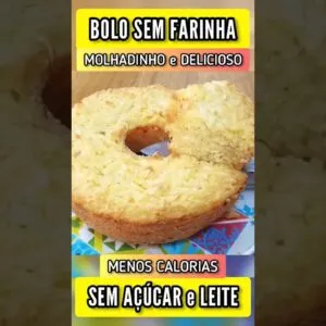 Bolo Delicioso SEM FARINHA, AÇÚCAR e LEITE! Fácil, Menos Calorias, Molhadinho e Saudável