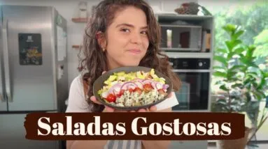 SALADAS GOSTOSAS DE VERDADE | Ideias de Saladas Irresistíveis | MARINA MORAIS