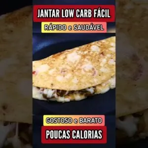 Delícia com POUCAS CALORIAS E CARBOIDRATOS! Sem Farinha, Fácil, Rápido e Barato (Low Carb)
