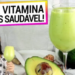ESTA VITAMINA DE ABACATE  É DIFERENTE E SUPER ANTI-INFLAMATÓRIA! CONHEÇA SEUS SEGREDOS