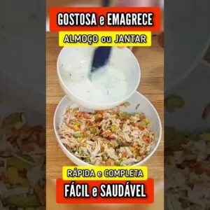 Salpicão que EMAGRECE! Substitua o Jantar por essa Delícia Saudável, Completa, Fácil e Rápida!