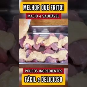 MELHOR QUE FRITO! É Macio, Suculento e Saudável - Fica MARAVILHOSO e é FÁCIL