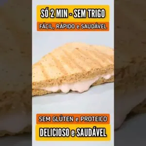 Só 2 MINUTOS! Pão de Forma Caseiro FÁCIL, GOSTOSO e SEM TRIGO - É fofinho e saudável!