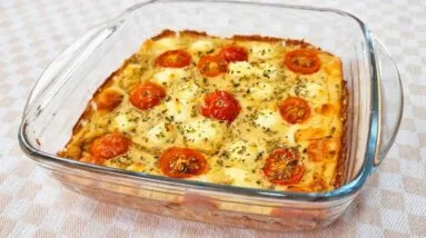 SUBSTITUA O JANTAR! Delicioso, POUCOS CARBOIDRATOS e SEM FARINHA! Fácil, Saudável, Barato e Low Carb