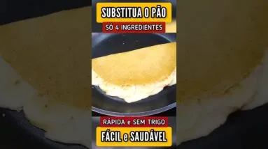 SUBSTITUA O PÃO! AVEIOCA INCRÍVEL de 4 INGREDIENTES - SEM TRIGO, Fácil, Rápida e Deliciosa