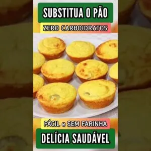 SUBSTITUA O PÃO! ZERO CARBOIDRATOS, DELICIOSO e SAUDÁVEL! Fácil, Rápido, Sem Farinha e Low Carb
