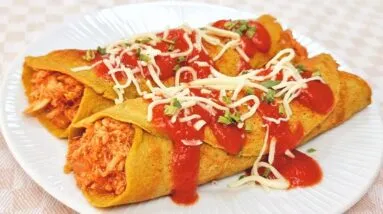 SUBSTITUA O JANTAR! Delícia FÁCIL, SEM TRIGO e POUCAS CALORIAS - Rápida e Saudável