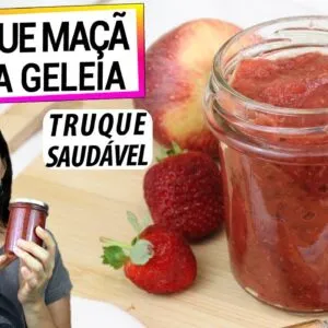 TROQUE O AÇÚCAR PELA MAÇÃ! AGORA SÓ FAÇO GELEIA ASSIM! MAIS SAUDÁVEL, FICA INCRÍVEL!