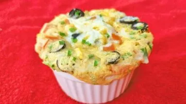 Só 3 MINUTOS! Delícia FÁCIL, SEM TRIGO e SAUDÁVEL! É Barato e Rápido (Refeição Completa)