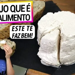 ESTE QUEIJO MINAS VEGANO É UM SUPER ALIMENTO! ANTI-INFLAMATÓRIO, TE FAZ BEM, AO CONTRÁRIO DO OUTRO!