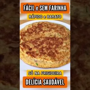 SUBSTITUA O JANTAR! Delícia FÁCIL, SEM FARINHA, LEVE, RÁPIDO e BARATO! Só na Frigideira!