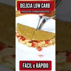 SUBSTITUA O PÃO! Lanche RÁPIDO e DELICIOSO com Poucos Carboidratos (LOW CARB) e Sem Trigo