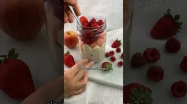 É SAUDÁVEL, MAS SEM PERDER TEMPO! Café da manhã mais saudável no pote! Anti-inflamatório.