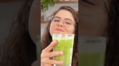SMOOTHIE VERDE | Lanche para emagrecer | MARINA MORAIS #shorts