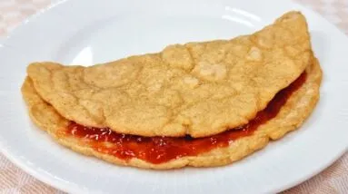 SUBSTITUA O PÃO! Só 2 INGREDIENTES - SEM AÇÚCAR, TRIGO, LEITE e OVO - Fácil, Rápido e Saudável