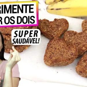 PARE DE COMPRAR BISCOITO, SÓ JUNTE BANANA E AMENDOIM! SUBSTITUI O PÃO E É MUITO FÁCIL DE FAZER!