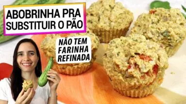 ABOBRINHA PRA SUBSTITUIR O PÃO! SUPER SAUDÁVEL, INTEGRAL E FÁCIL PARA O DIA A DIA!