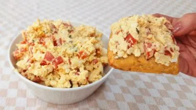 PERFEITO NO LANCHE OU À NOITE! Delícia Baixa em Carboidratos, Pronta em Minutos! Fácil e Barato