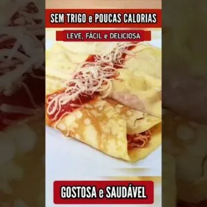 SUBSTITUA O JANTAR! Delícia SEM TRIGO e POUCAS CALORIAS - Rápida, Fácil e Saudável