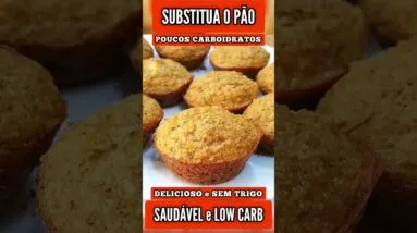 SUBSTITUA O PÃO! Delícia com POUCOS CARBOIDRATOS, SEM TRIGO e SAUDÁVEL - Fácil e Rápido