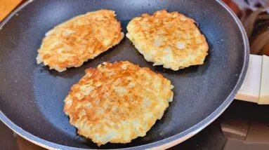 Só 4 INGREDIENTES e SEM FARINHA! Fácil, Poucas Calorias, Saudável e Barato - Lanche ou Café da Manhã