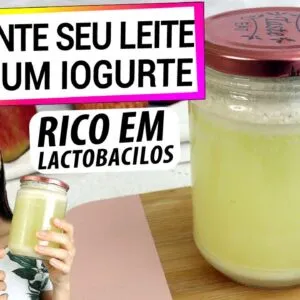 FERMENTE SEU LEITE VEGETAL! PROBIÓTICO COMO IOGURTE, RICO EM LACTOBACILOS VIVOS!
