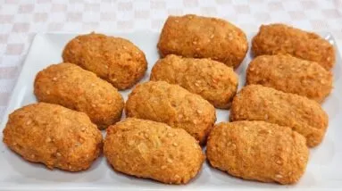 SEM TRIGO, SEM FRITURA e POUCOS INGREDIENTES! Delícia Fácil, Rápida e Saudável - Vai Amar!