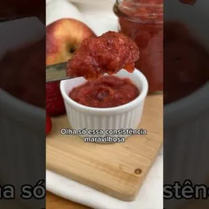 USEI SÓ MAÇÃ PRA ADOÇAR A GELEIA! Saudável, 100% sem açúcar, doçura garantida!