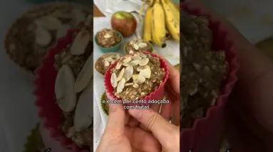 SÉRIO, NÃO TEM AÇÚCAR, ÓLEO, FARINHA, BOLO DE FRUTAS, o mais saudável da sua vida!