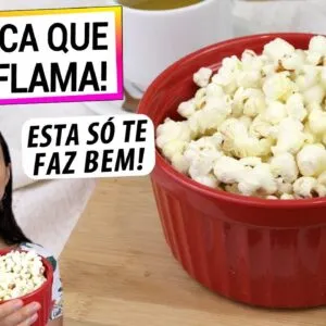 ESTA PIPOCA É ANTI INFLAMATÓRIA, TE ENSINO A FAZER! FEITA SEM ÓLEO, MAIS SAUDÁVEL QUE A OUTRA!