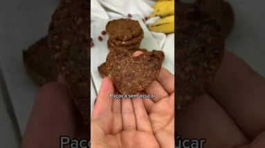 PAÇOCA FEITA COM BANANA! É fácil e sem acúcar! Delicia saudável!