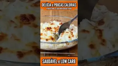 Delícia FÁCIL com POUCAS CALORIAS E CARBOIDRATOS! Prato Rápido, Saudável e Barato (Low Carb)