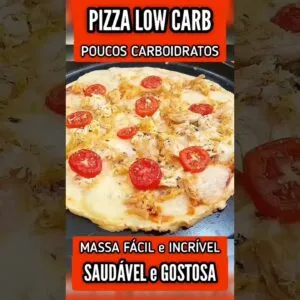PIZZA BAIXA EM CARBOIDRATOS! Fácil, Barato e Saudável - Massa incrível! SEM TRIGO e LOW CARB