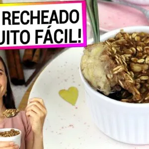 AMASSE SUAS BANANAS ASSIM! FÁCIL, JÁ SAI RECHEADO DO FORNO! É SAUDÁVEL E SEM AÇÚCAR!